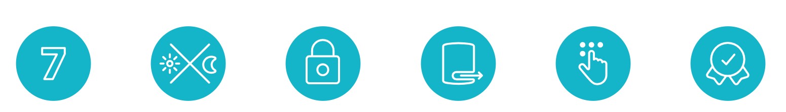 barevný organizér na tabletky pilla